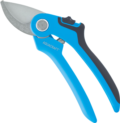 Bypass pruning shears with anti-friction rust resistant coating