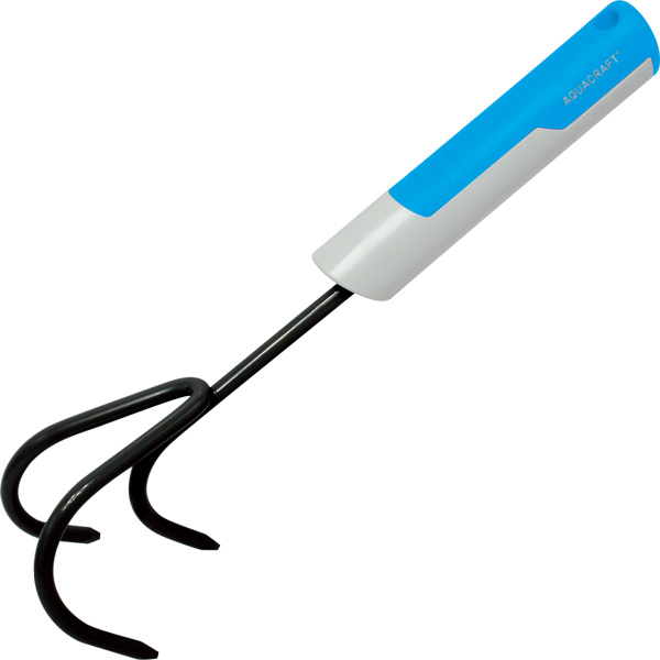 Metal soil cultivator for loosening hard soil