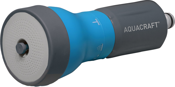 4-pattern garden hose spray nozzle with ergonomic grip