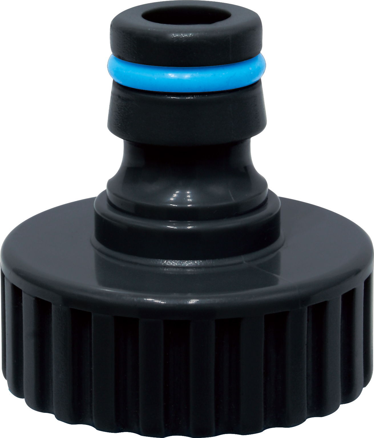 Tap-to-hose connector with reliable plastic construction