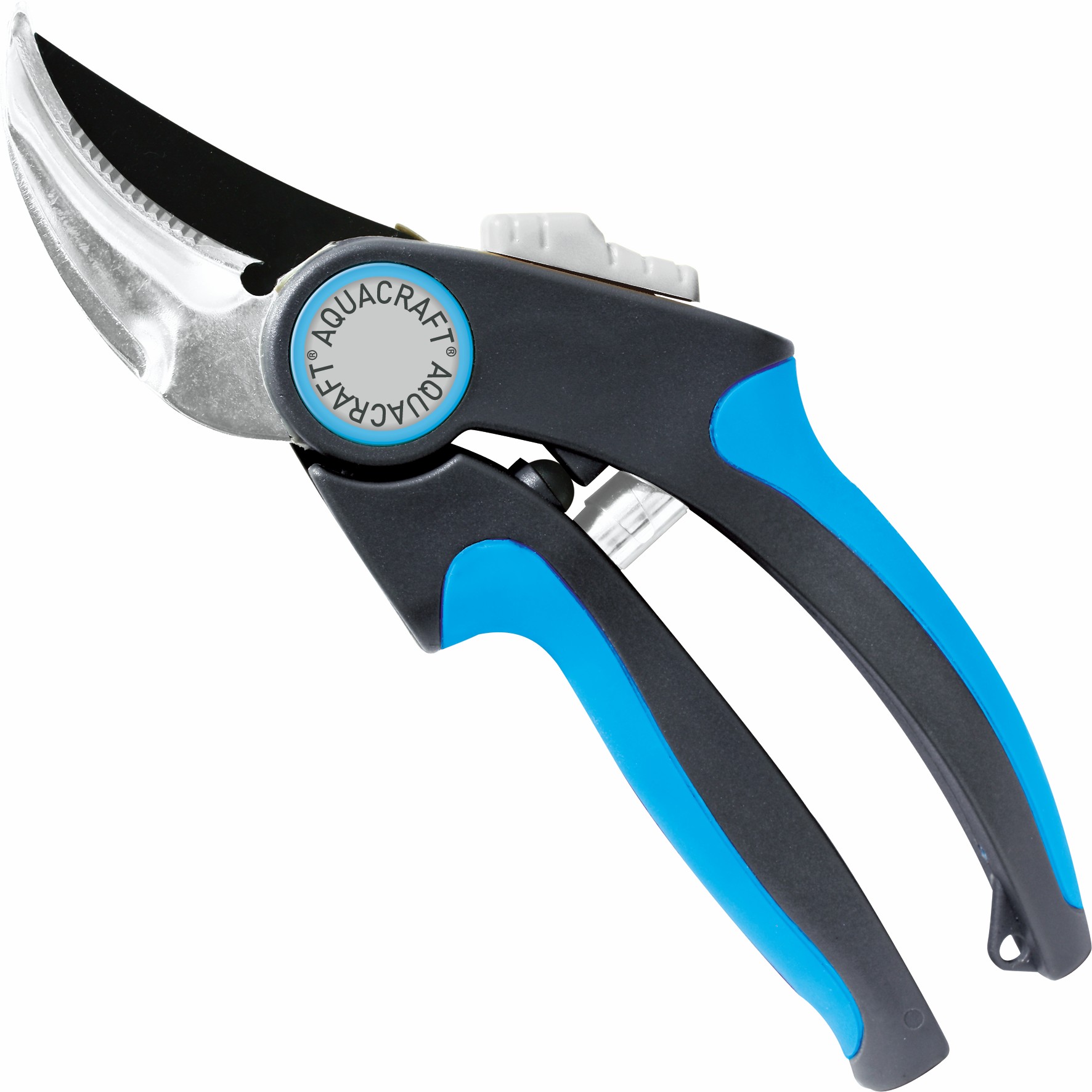 Angled head bypass pruning shears for precision cutting