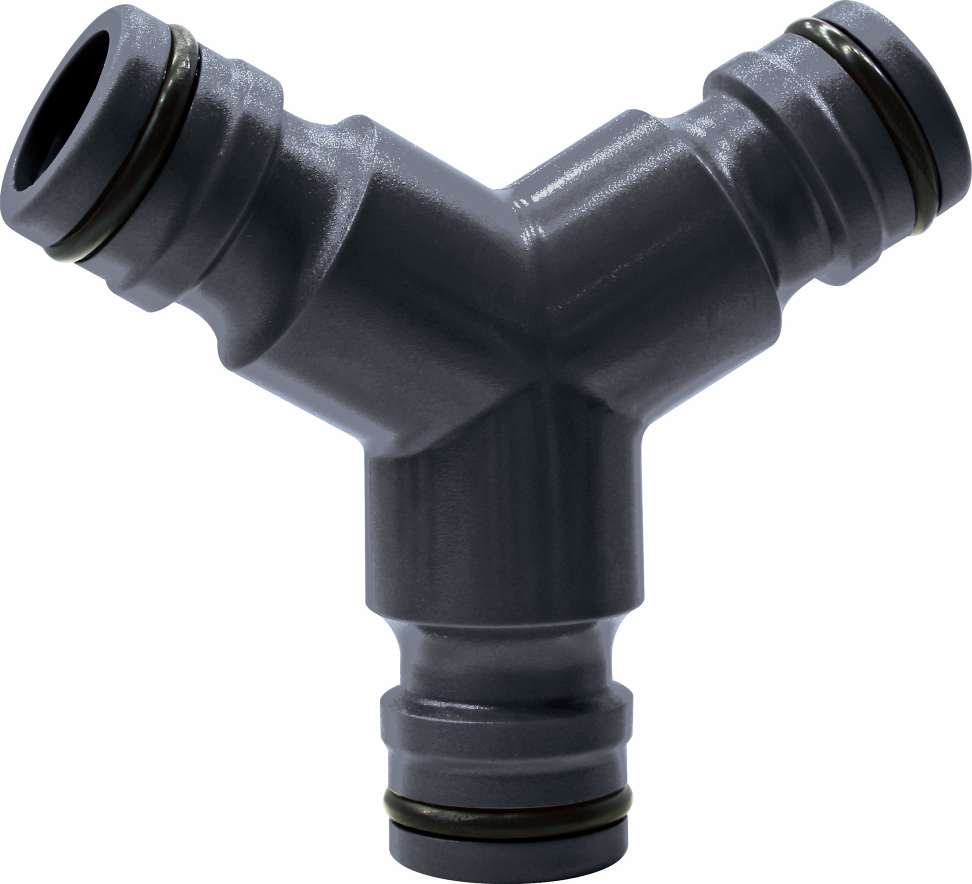 3-way hose connector for joining three hose lines