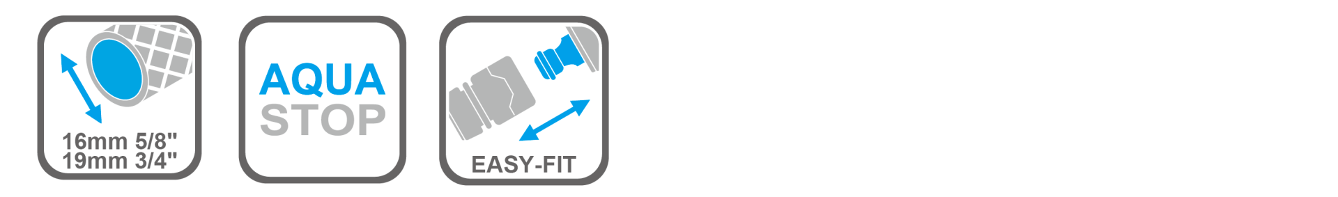 Durable plastic hose fitting with automatic water shut-off