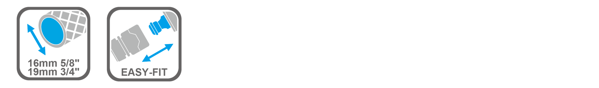 Durable garden hose fitting made of high-quality plastic