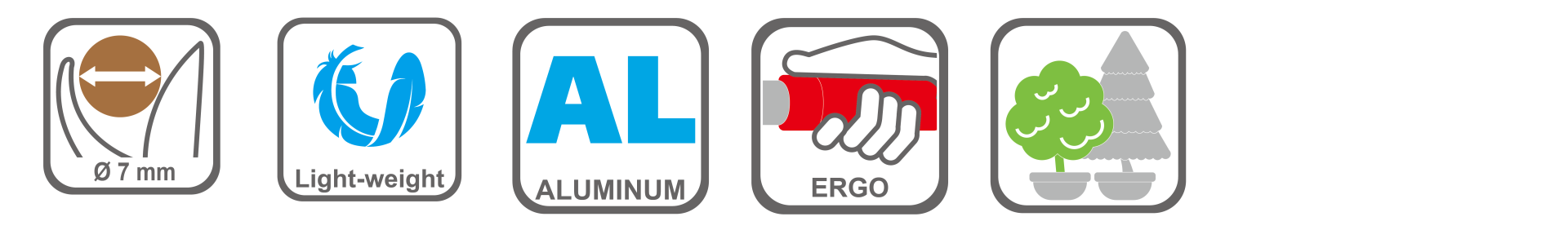 Lightweight aluminum hedge trimmer with soft buffers