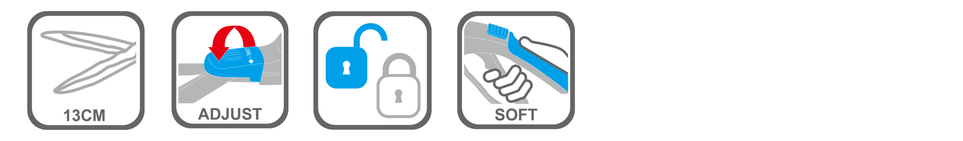 Garden grass cutter with protective arch handle